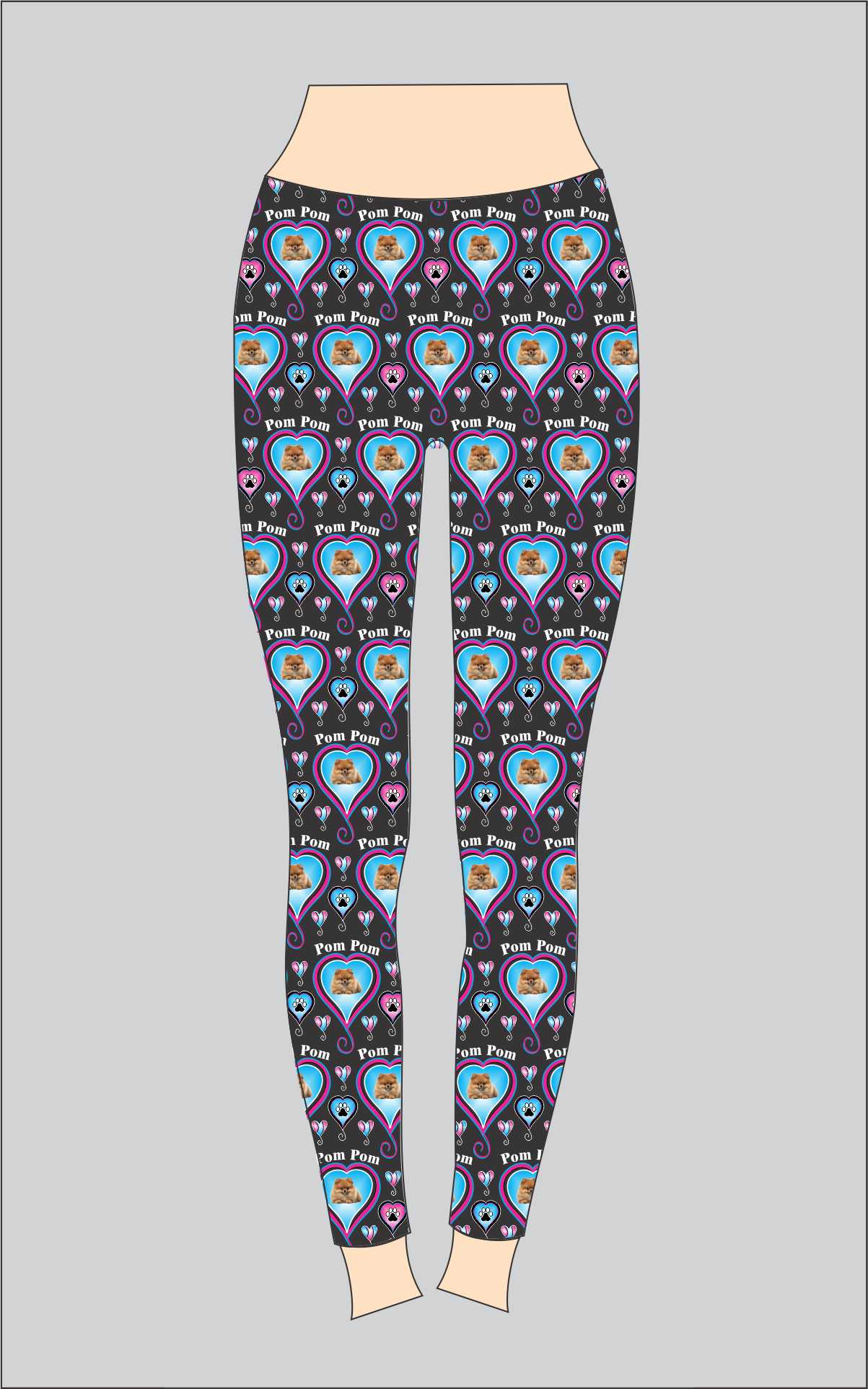 Legging Dog Prints 3 - Breeds N-Z