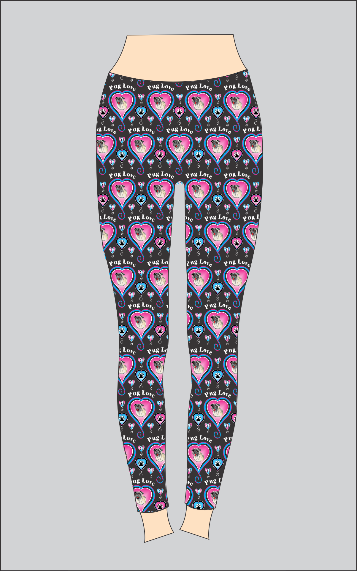 Legging Dog Prints 3 - Breeds N-Z