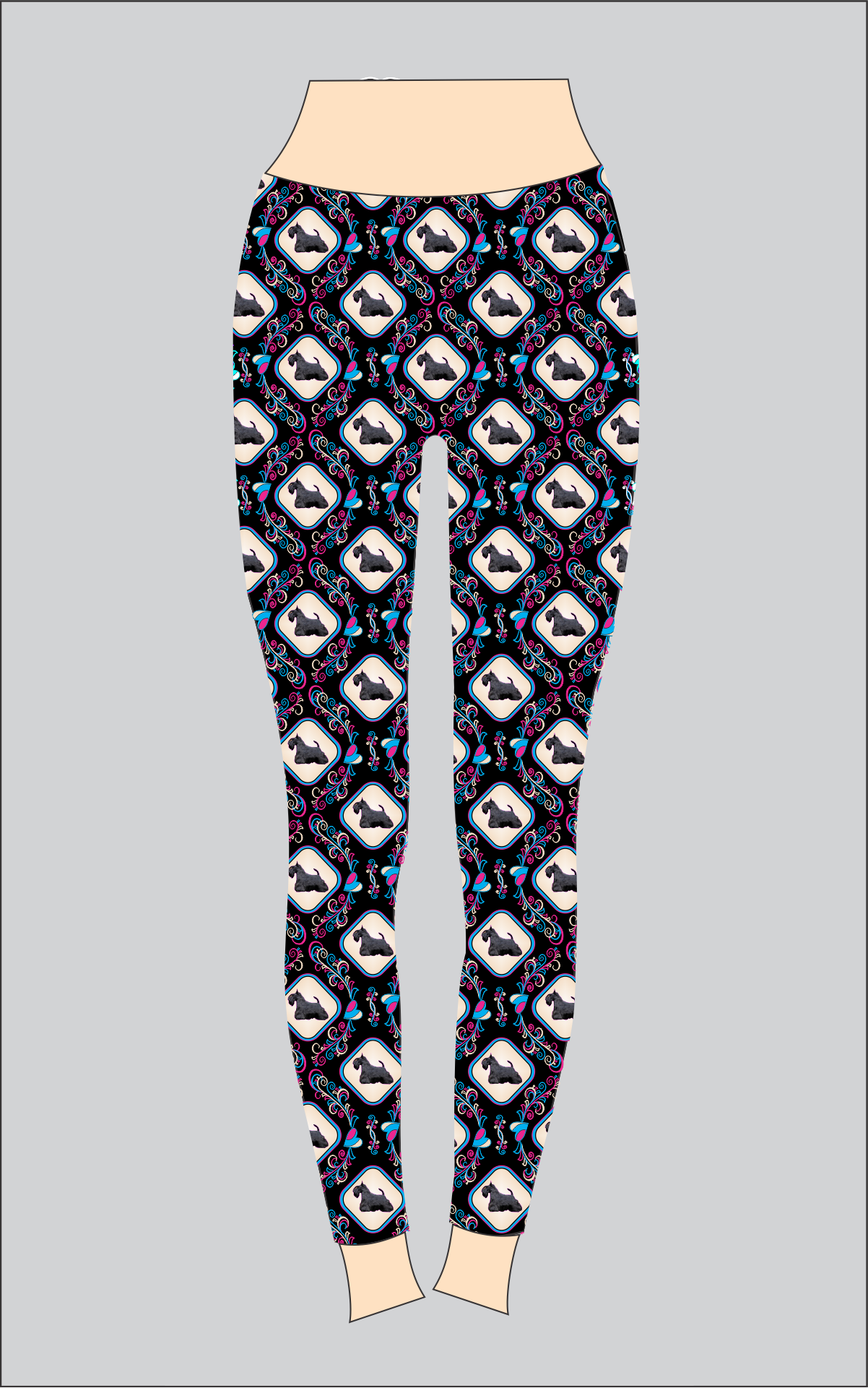 Legging Dog Prints 3 - Breeds N-Z