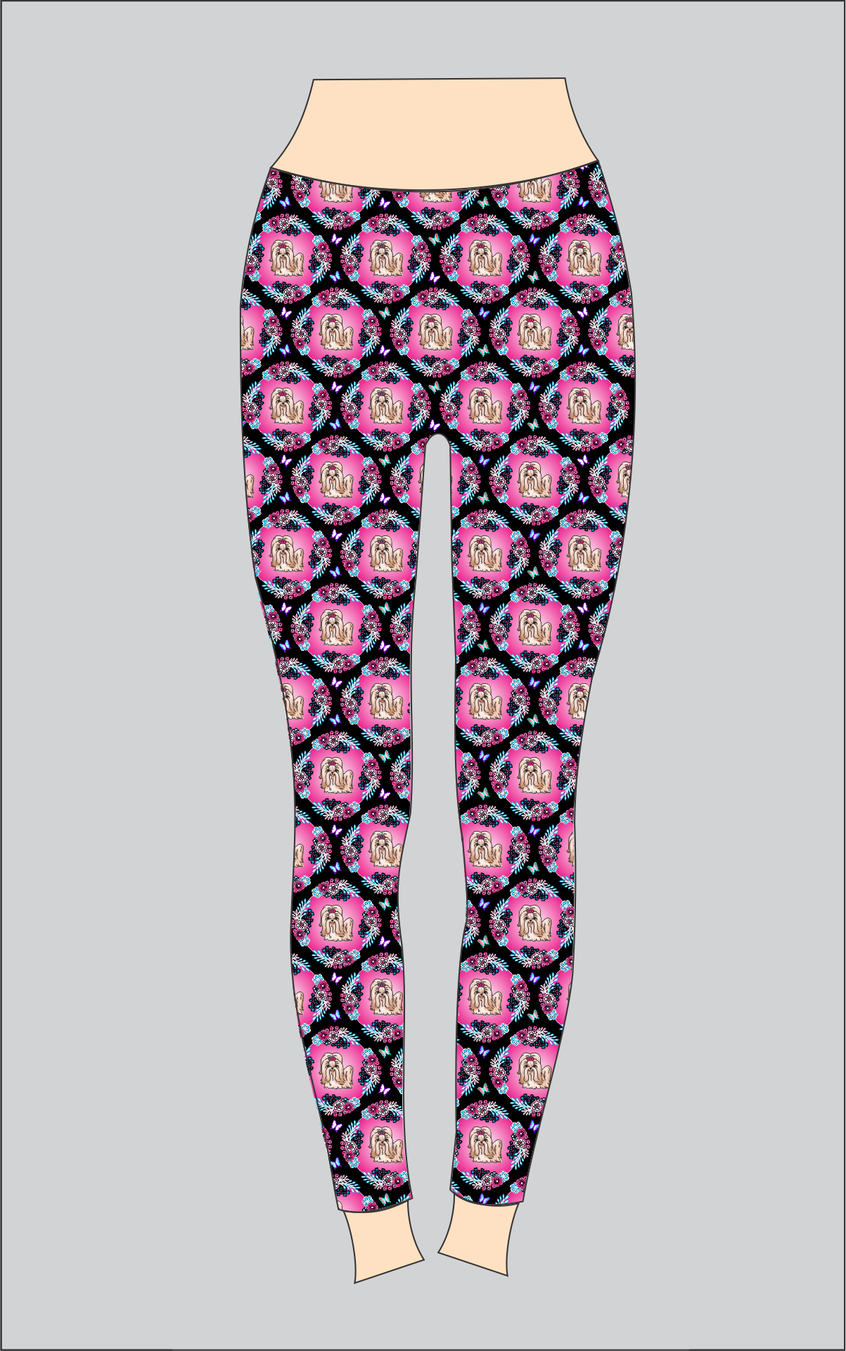 Legging Dog Prints 3 - Breeds N-Z