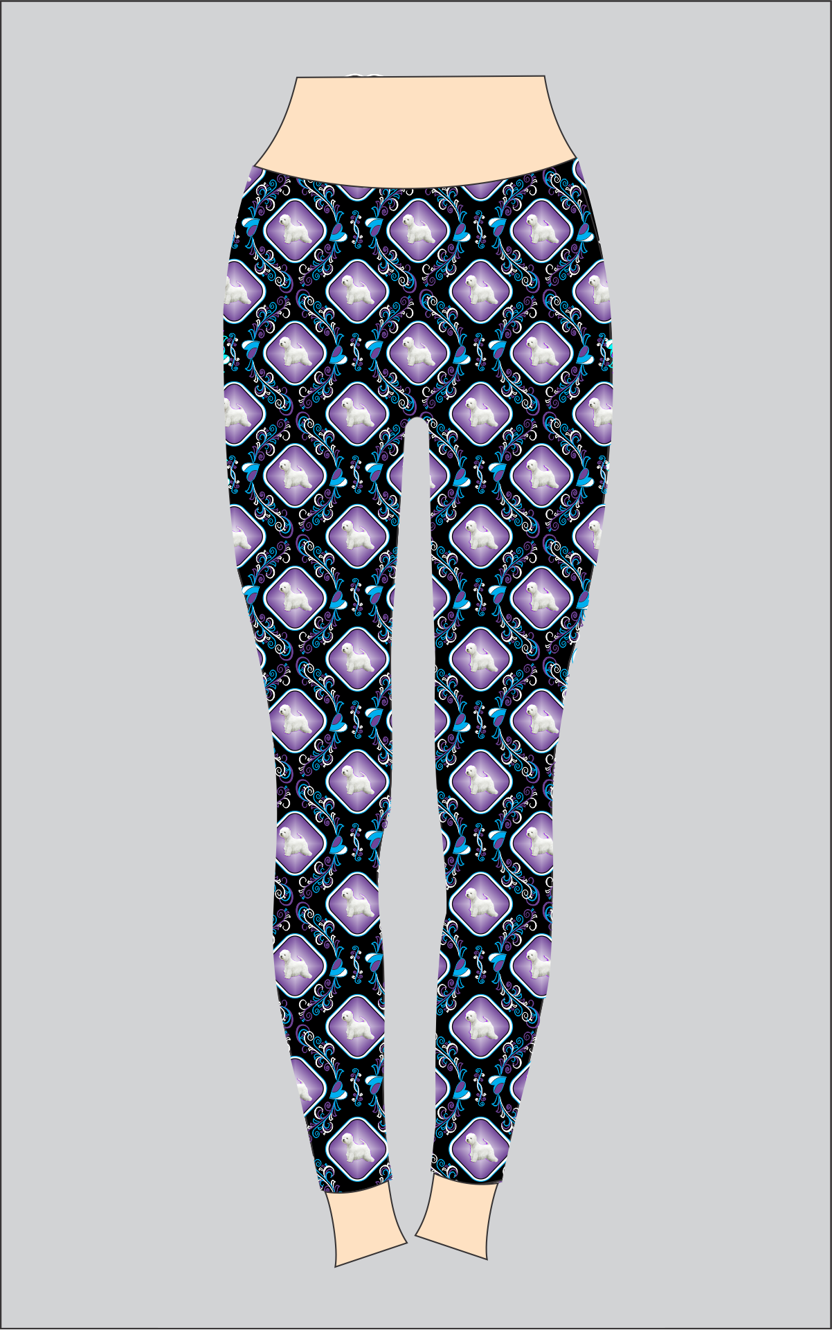 Legging Dog Prints 3 - Breeds N-Z