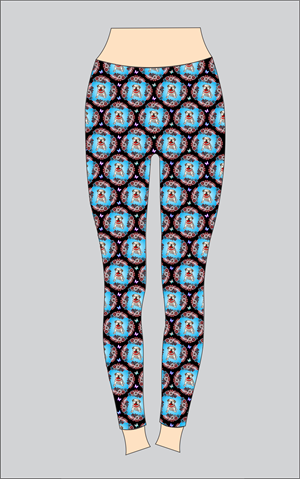 Legging Dog Prints 1 - Paws & Breeds A-C - Style 2900PR