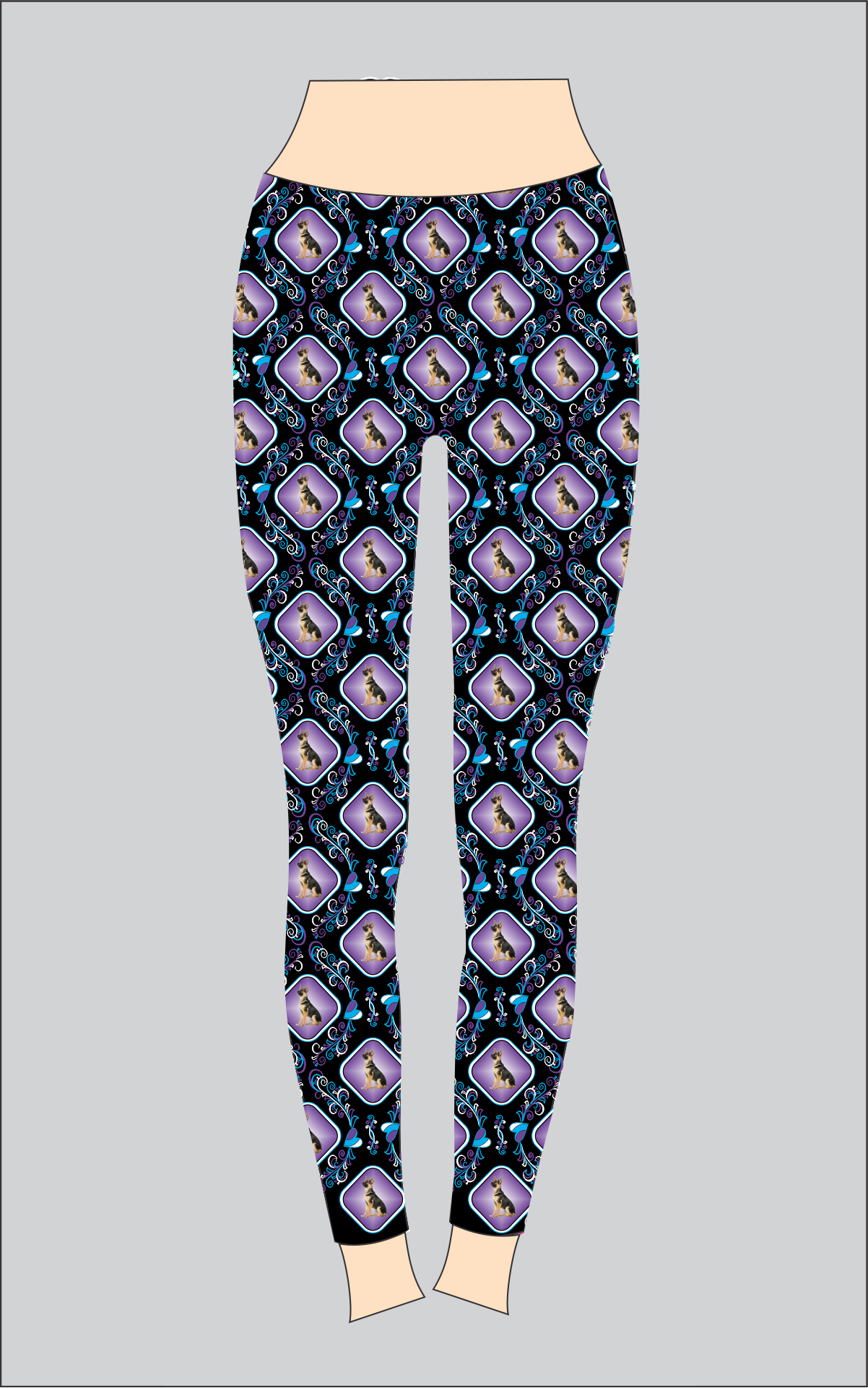 Legging Dog Prints 2 - Breeds D-M - Style 2900PR