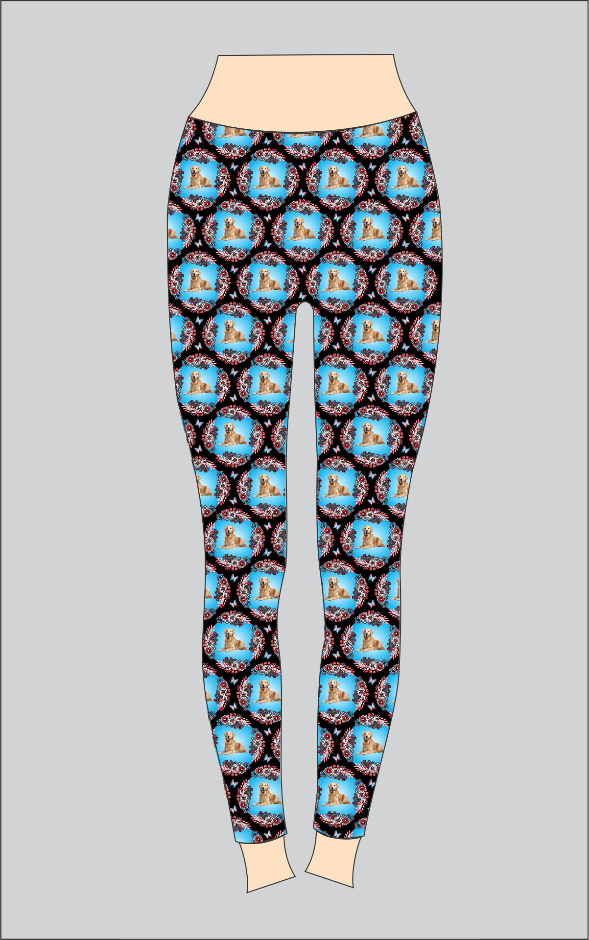 Legging Dog Prints 2 - Breeds D-M - Style 2900PR